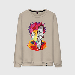 Мужской свитшот Магическая битва Итадори Юдзи и Двуликий призрак