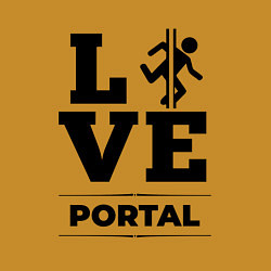 Свитшот хлопковый мужской Portal love classic, цвет: горчичный — фото 2