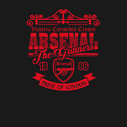 Свитшот хлопковый мужской Arsenal 1886, цвет: черный — фото 2
