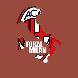 Свитшот хлопковый мужской Forza Milan, цвет: кирпичный — фото 2
