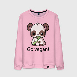 Мужской свитшот Go vegan - motto