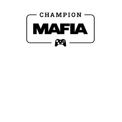 Свитшот хлопковый мужской Mafia gaming champion: рамка с лого и джойстиком, цвет: белый — фото 2