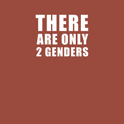 Свитшот хлопковый мужской There are only 2 genders, цвет: кирпичный — фото 2