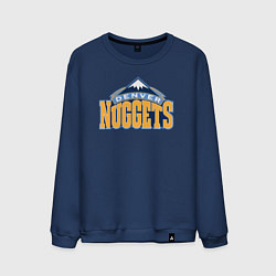 Свитшот хлопковый мужской Denver Nuggets, цвет: тёмно-синий