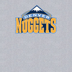 Свитшот хлопковый мужской Denver Nuggets, цвет: меланж — фото 2