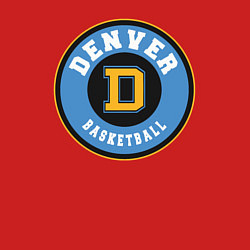 Свитшот хлопковый мужской Denver basketball, цвет: красный — фото 2