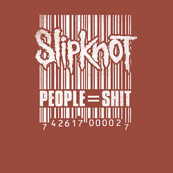 Свитшот хлопковый мужской Slipknot bar code, цвет: кирпичный — фото 2