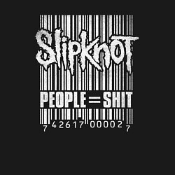 Свитшот хлопковый мужской Slipknot bar code, цвет: черный — фото 2