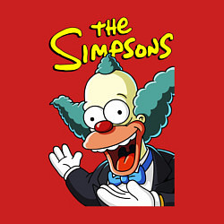 Свитшот хлопковый мужской Krusty the clown, цвет: красный — фото 2