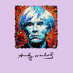 Свитшот хлопковый мужской Andy Warhol - celebrity, цвет: лаванда — фото 2