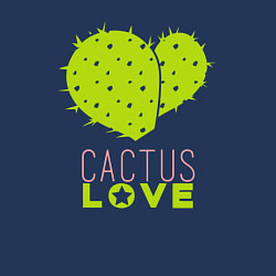 Свитшот хлопковый мужской Cactus love, цвет: тёмно-синий — фото 2