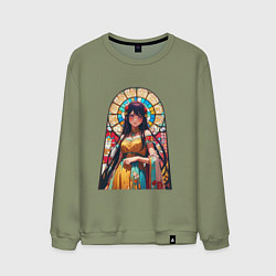 Мужской свитшот Ай хоширо - витраж