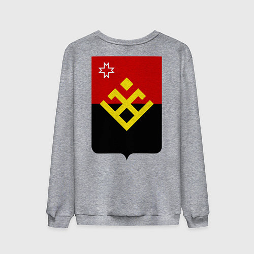 Мужской свитшот Малая Пурга / Меланж – фото 2