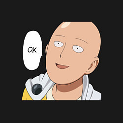 Свитшот хлопковый мужской Saitama - Okey, цвет: черный — фото 2