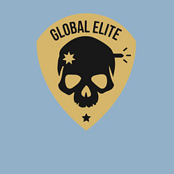 Свитшот хлопковый мужской Global elite, цвет: мягкое небо — фото 2