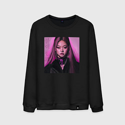 Мужской свитшот Blackpink Jennie аниме рисунок