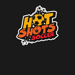 Свитшот хлопковый мужской Hot shots soccer, цвет: черный — фото 2