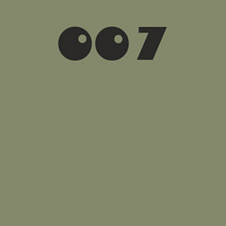 Свитшот хлопковый мужской Number 007, цвет: авокадо — фото 2