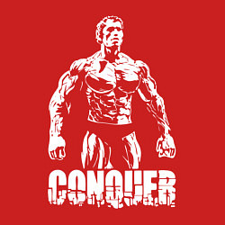 Свитшот хлопковый мужской Arnold conquer, цвет: красный — фото 2