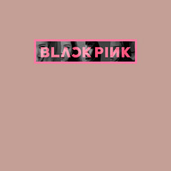 Свитшот хлопковый мужской Логотип Black Pink и силуэты участниц, цвет: пыльно-розовый — фото 2