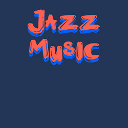 Свитшот хлопковый мужской Music jazz, цвет: тёмно-синий — фото 2