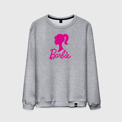 Мужской свитшот Розовый логотип Барби