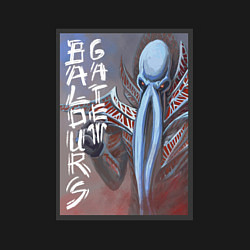 Свитшот хлопковый мужской Baldurs Gate 3 Иллитид, цвет: черный — фото 2