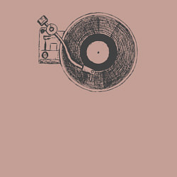 Свитшот хлопковый мужской Vinyl style, цвет: пыльно-розовый — фото 2