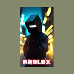 Свитшот хлопковый мужской Roblox cyberpunk, цвет: авокадо — фото 2