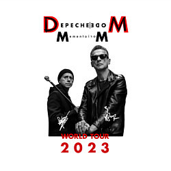 Свитшот хлопковый мужской Depeche Mode 2023 Memento Mori - Dave & Martin 03, цвет: белый — фото 2