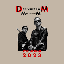 Свитшот хлопковый мужской Depeche Mode 2023 Memento Mori - Dave & Martin 03, цвет: миндальный — фото 2