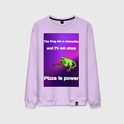 Мужской свитшот Pizza is power