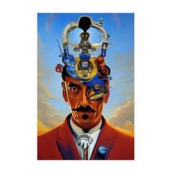 Свитшот хлопковый мужской Salvador Dali - surrealism, цвет: белый — фото 2