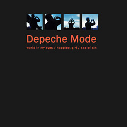 Свитшот хлопковый мужской Depeche Mode - World In My Eyes Single, цвет: черный — фото 2