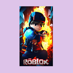 Свитшот хлопковый мужской Roblox game, цвет: лаванда — фото 2