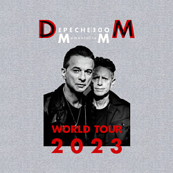 Свитшот хлопковый мужской Depeche Mode - Memento Mori Dave and Martin, цвет: меланж — фото 2