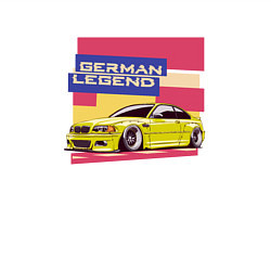 Свитшот хлопковый мужской BMW M3 German Legend, цвет: белый — фото 2