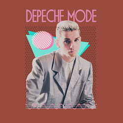 Свитшот хлопковый мужской Depeche Mode 80s Dave, цвет: кирпичный — фото 2