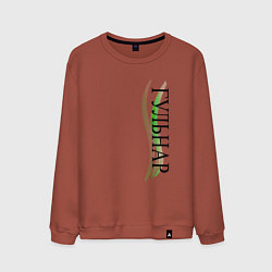 Свитшот хлопковый мужской Имя Гульнар, цвет: кирпичный