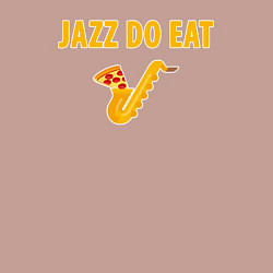 Свитшот хлопковый мужской Jazz do eat, цвет: пыльно-розовый — фото 2