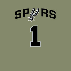 Свитшот хлопковый мужской Форма Виктор Вембаньяма, цвет: авокадо — фото 2