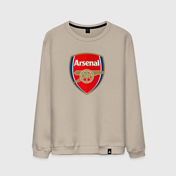 Свитшот хлопковый мужской Arsenal fc sport, цвет: миндальный