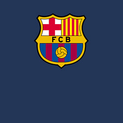 Свитшот хлопковый мужской Barcelona fc sport, цвет: тёмно-синий — фото 2