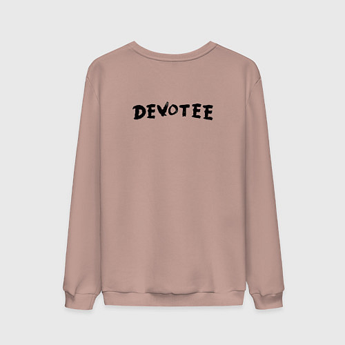 Мужской свитшот Depeche Mode - Devotee / Пыльно-розовый – фото 2