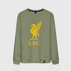 Свитшот хлопковый мужской Liverpool sport fc, цвет: авокадо