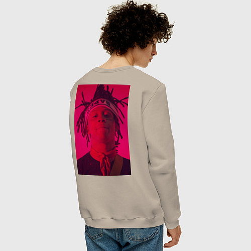 Мужской свитшот T-shirt trippie redd / Миндальный – фото 4