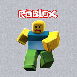 Свитшот хлопковый мужской Roblox бегущий персонаж, цвет: меланж — фото 2
