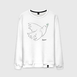 Мужской свитшот Пабло Пикассо - Голубь мира