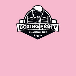 Свитшот хлопковый мужской Fight boxing, цвет: светло-розовый — фото 2