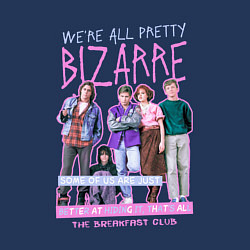 Свитшот хлопковый мужской Клуб Завтрак с цитатой из фильма, цвет: тёмно-синий — фото 2